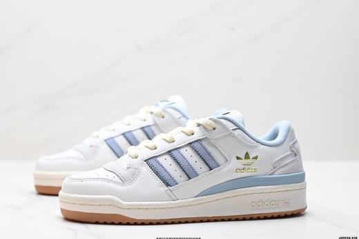 阿迪达斯ADIDAS FORUM LOW CL三叶草经典复古低帮休闲运动板鞋ID0990男女鞋 商品图3
