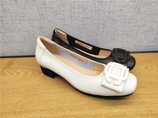 豪行春季新款22198519真皮时尚休闲低跟女鞋单鞋皮鞋 商品图1