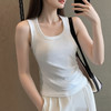 【到手2件】索菲文螺纹冰爽胸垫背心 3色可选 美式U型 高弹丝滑 商品缩略图3