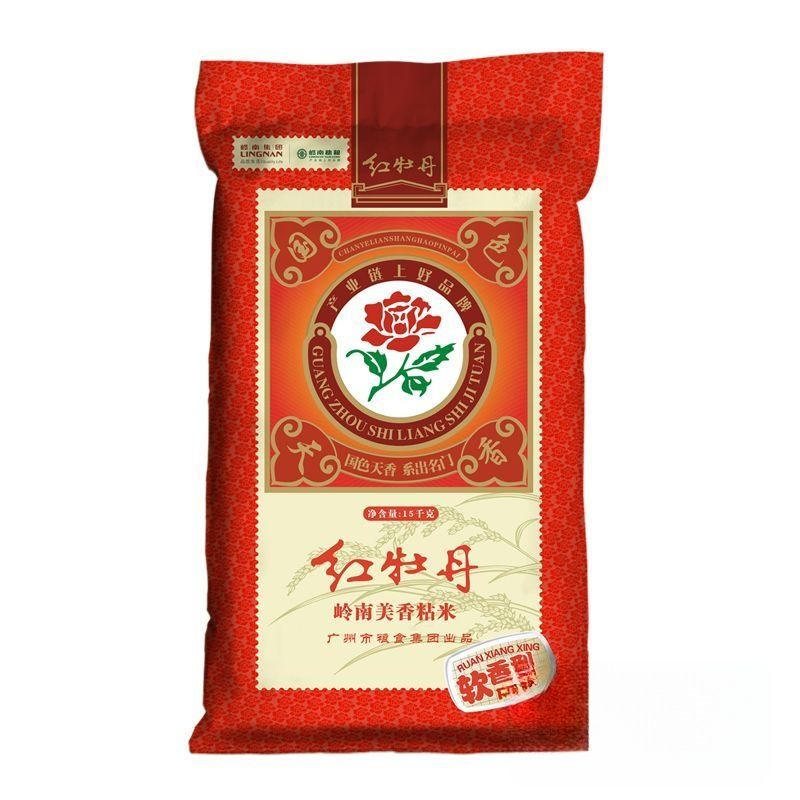 红牡丹岭南美香粘米15kg