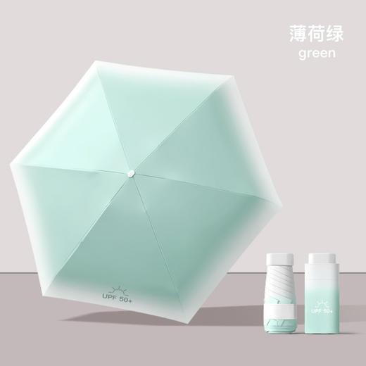 热卖！晒不黑！MINI渐变晴雨伞 伞界“安耐晒”！扁小轻 晴雨两用 随行简约 6色可选 商品图6