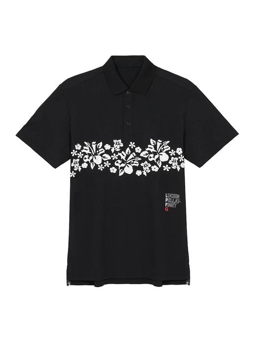 日系原单 高尔夫 男士 Polo衫芙蓉花短袖 商品图2