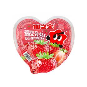 仙之宝2kg心形草莓果肉果冻