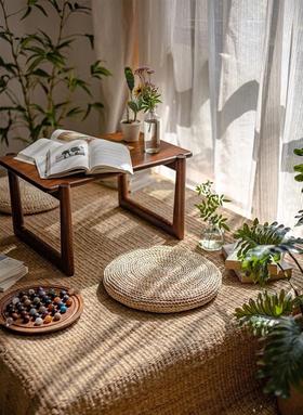 【草编玉米皮蒲团/坐垫】透气隔凉舒适好用 茶桌、榻榻米伴侣，宅家静坐必备~简约质朴，它是来自大自然的馈赠 惬意自在，它是提升家居幸福感必备单品