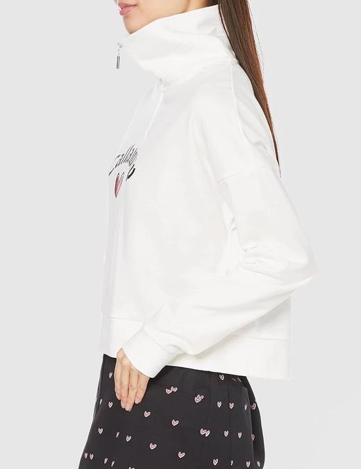 Callaway高尔夫女士 半拉链翻领 心形印花套头长袖运动衫 商品图2