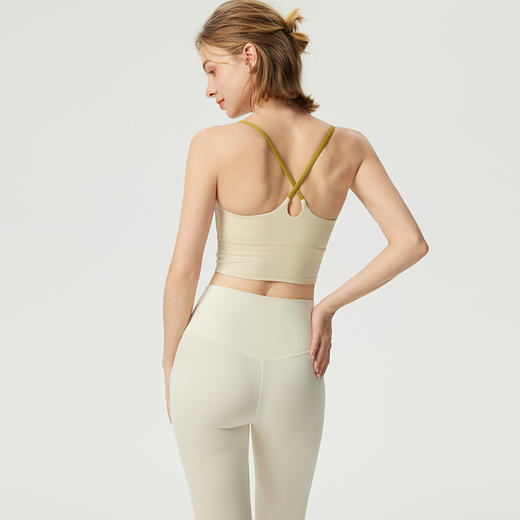【经典吊带】2025春夏运动内衣女背心式聚拢细肩带美背外穿健身吊带瑜伽服文胸背心 商品图3