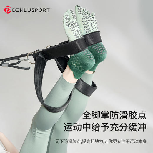 渐变扎染瑜伽袜子防滑专业女普拉提专用鞋夏季薄款运动分趾 商品图3