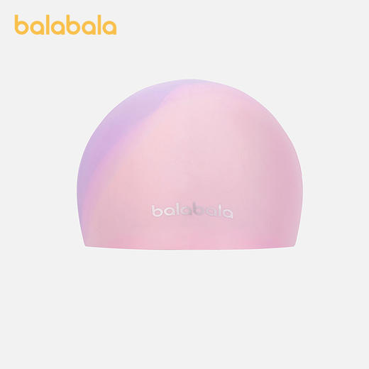 【商场同款】巴拉巴拉儿童泳帽夏季新款硅胶柔软舒适专业防水时尚 商品图0