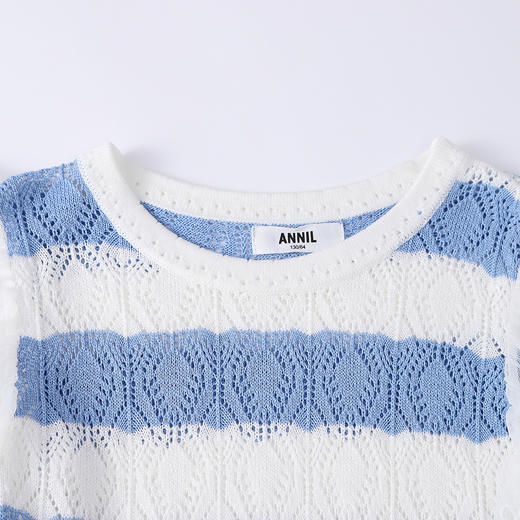 【实体店同款】女童短袖针织衫夏季新款安奈儿童装AG524621 商品图4