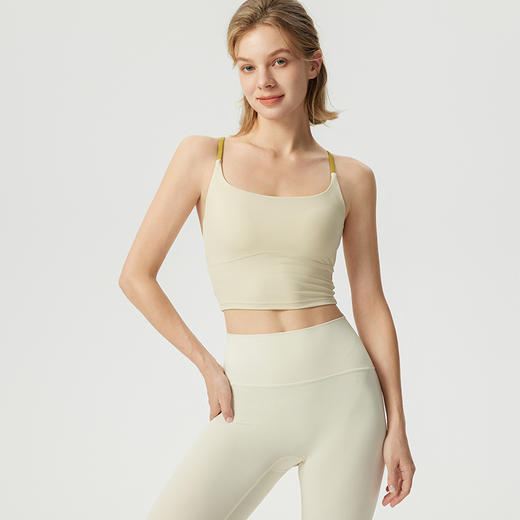【经典吊带】2025春夏运动内衣女背心式聚拢细肩带美背外穿健身吊带瑜伽服文胸背心 商品图2