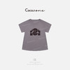 COCO ZONE 刘一一 【100棉】经典简约印花圆领女T恤CD1A0775 商品缩略图0
