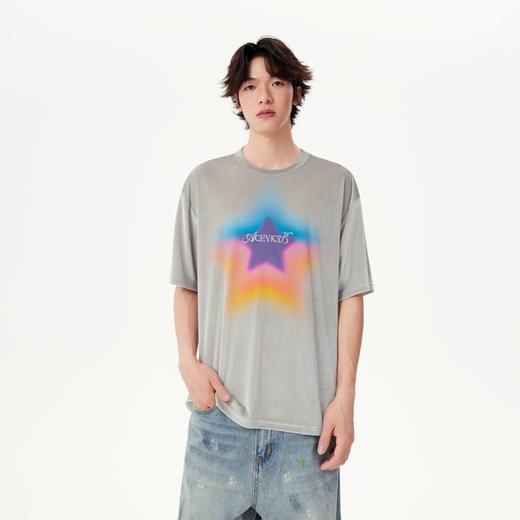 YKYB黄子韬短袖T恤情侣T丝绒细腻柔软垂坠轻盈透气吸湿速干质感上衣Y52NDT029 商品图7