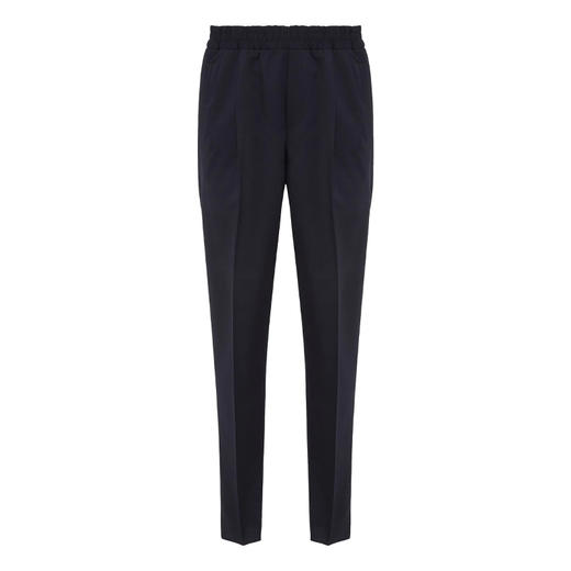 ZEGNA 杰尼亚 男士羊毛休闲运动裤 蓝色 9ZF061A9 73GCC2 商品图0