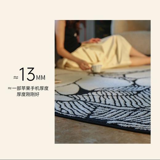 陌希 它山之石不规则高级地毯客厅整铺卧室房间床边 商品图5