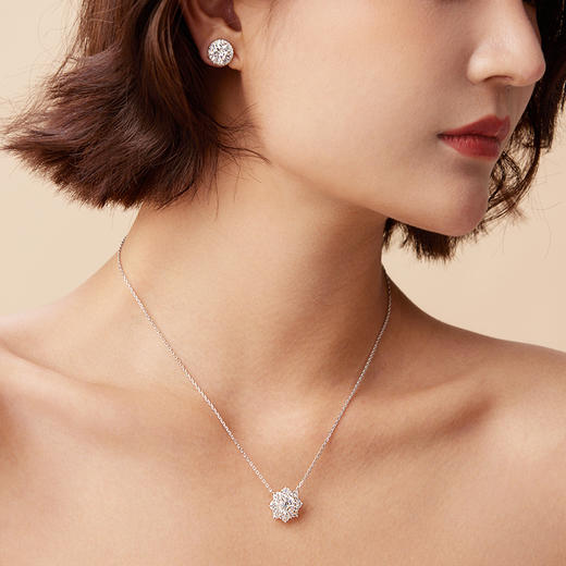 【下单送同款耳夹】Manreya玛芮雅“光绽”银镀金项链母亲节礼物新款送礼 商品图2