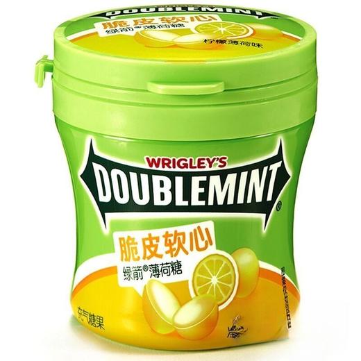 绿箭 柠檬薄荷味脆皮软心薄荷糖 80g/罐 商品图0