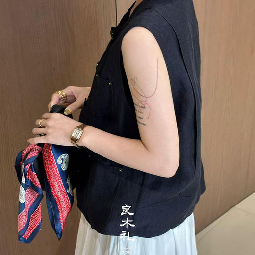 【现货】良木礼夏季亚麻马甲（3456） 商品图1