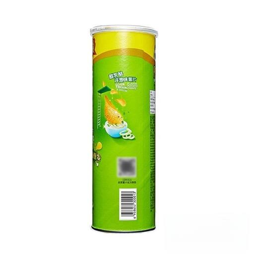 品客pringles 酸乳酪洋葱味薯片膨化食品 110克/罐 商品图1