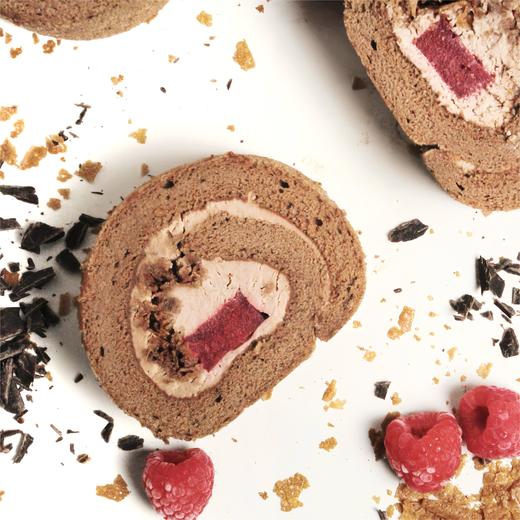 烤爱·新品·蛋糕卷系列·灵感覆盆子卷·巧克力奶油覆盆子冻夹心·下午茶 全国配送（偏远地区除外） 商品图4