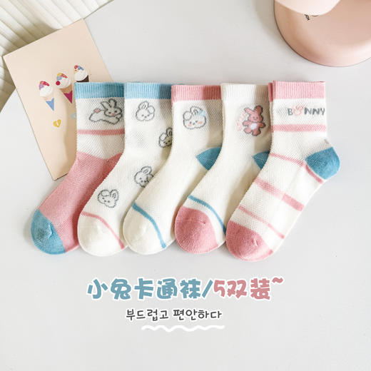 柠檬舒品夏日网眼透气袜升级款【5双装】 商品图0