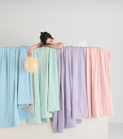 利路米夏日小冰肌马卡龙色凉感被 一触即凉 直接机洗 商品图2