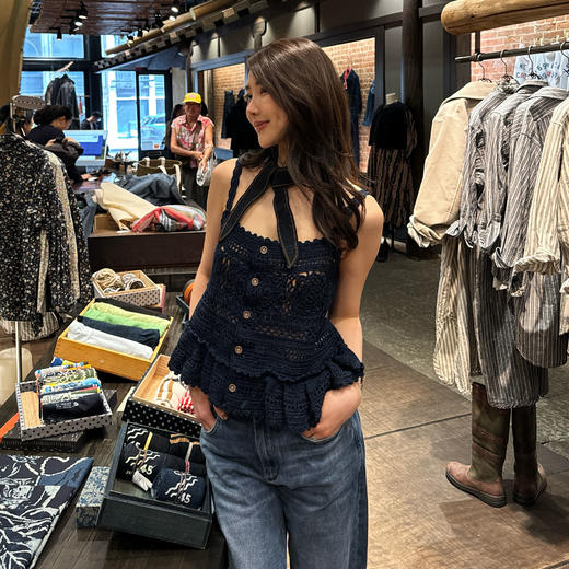 ROMI STUDIO夏季新款日常休闲棉质复古感领带发带 RWCLP31950 商品图1