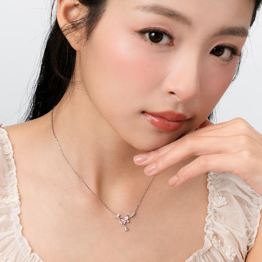 【夜光】卡蒂罗/KADER 会发光的暗夜精灵 幻夜蝴蝶吊坠 接住招财的蝴蝶！原创梦幻设计可调节锁骨链#好运 商品图5