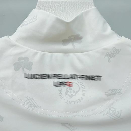 日单 高尔夫女士 印花短袖T恤立领 修身版型速干透气 爱心三叶草图案 商品图6