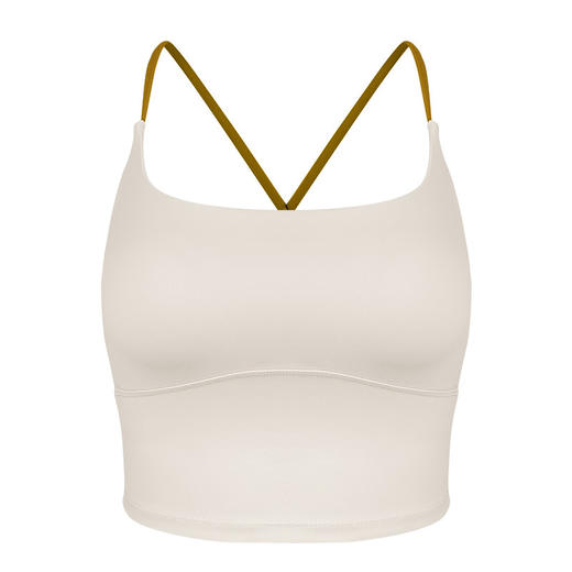 【经典吊带】2025春夏运动内衣女背心式聚拢细肩带美背外穿健身吊带瑜伽服文胸背心 商品图5