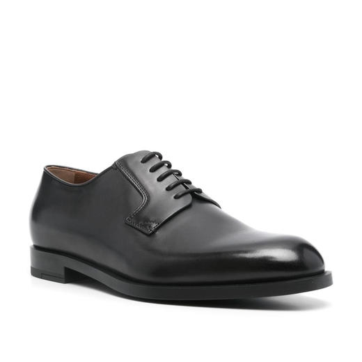 ZEGNA 杰尼亚 男士皮质牛津鞋 黑色 LHCGP A6049Z NER 商品图1