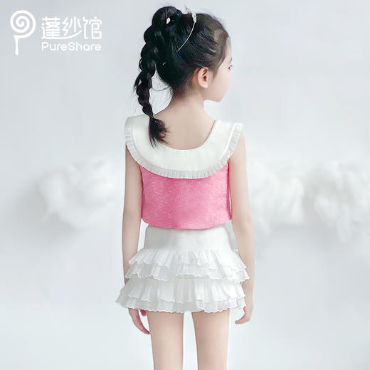 甜梦呢背心   雪莲裙裤 商品图1