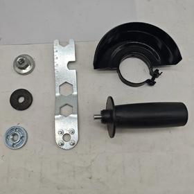 【货号04634】新款通用100型角磨机扳手4爪扳手砂轮罩扳手压板侧手柄6件套