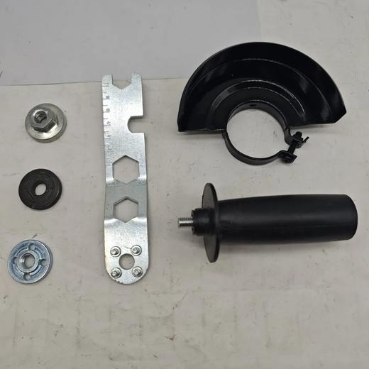 【货号04634】新款通用100型角磨机扳手4爪扳手砂轮罩扳手压板侧手柄6件套 商品图0