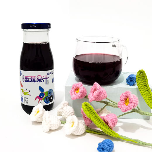 贵州黔东南蓝笑蓝莓果汁（（原汁含量≥80%）268ml*6瓶 礼盒装 商品图5