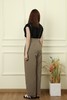 LNNNS 卡其色高腰宽松阔腿背带裤 18205 商品缩略图3