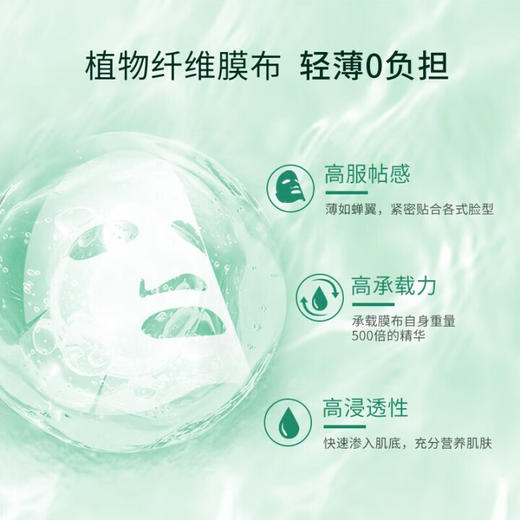 瑞斯美绿鱼子精萃水滢保湿面膜6片/110310 强韧屏障莹润饱满锁水保湿 商品图2