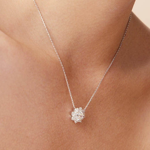 【下单送同款耳夹】Manreya玛芮雅“光绽”银镀金项链母亲节礼物新款送礼 商品图1