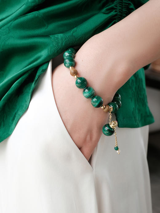 盛唐牡丹| 船领抓褶真丝背心 商品图5