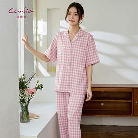 康妮雅女式短袖长裤套装