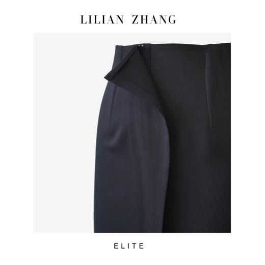 E“定制”——静奢风 ——都市摩登——风尚之选——前后开叉长半裙 2403023 商品图5