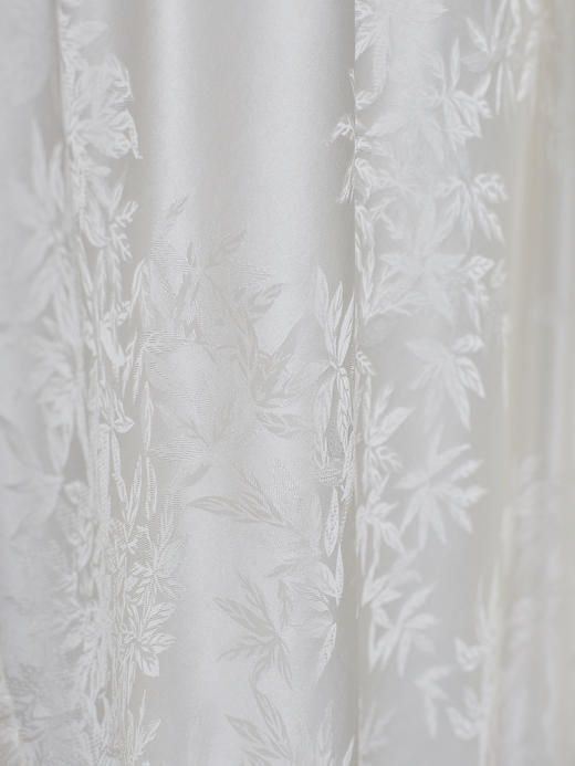 盛唐牡丹| 散花纹真丝提花半裙 商品图1