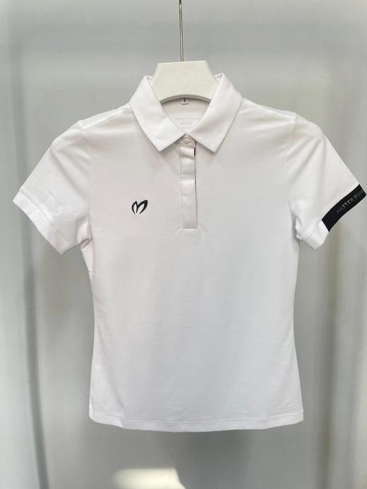 Master Bunny 高尔夫 女士 弹力透气翻领短袖polo领T恤 商品图7