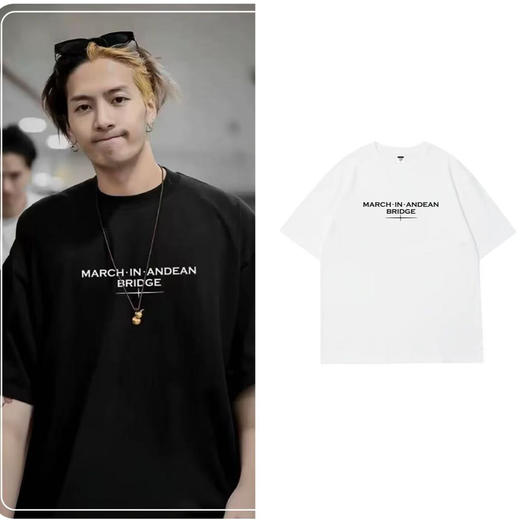 【99任选 4件 】230g重磅棉 情侣纯棉印花T恤 舒适透气、柔软亲肤、多色可选 FS-39 商品图8