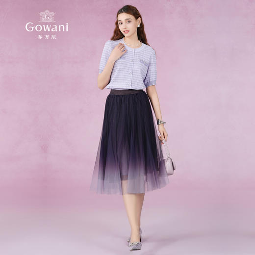 乔万尼针织衫女新款短袖新品小香风EM2M893 商品图3