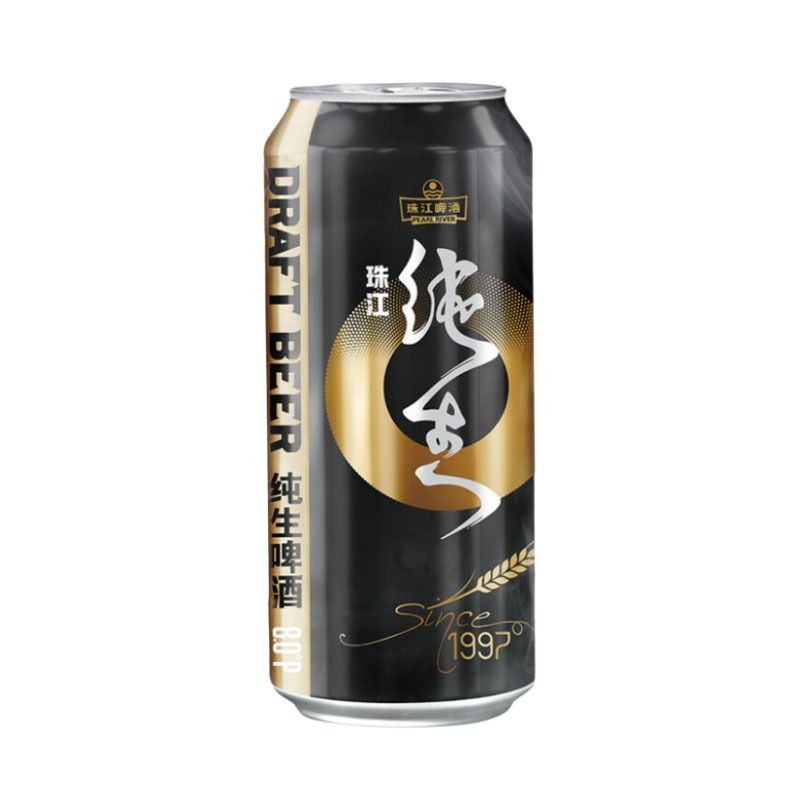 珠江啤酒 9°P 1997珠江纯生啤酒 500ml/听