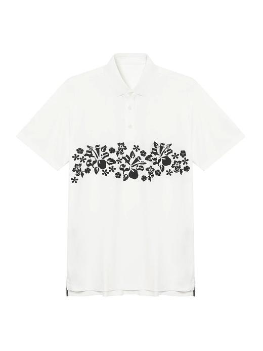 日系原单 高尔夫 男士 Polo衫芙蓉花短袖 商品图0