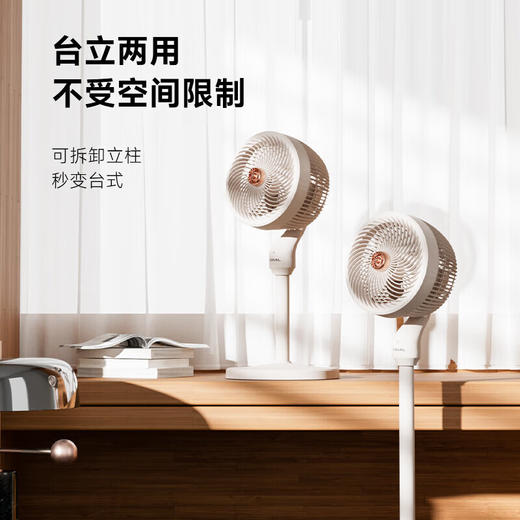 奥戈那 OGNAL电风扇3D摇头空气循环扇家用落地扇净化扇台立两用风扇可放香薰蚊香片8寸循环扇FL系列 机械款FL-YF101 商品图3