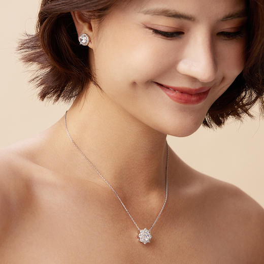 【下单送同款耳夹】Manreya玛芮雅“光绽”银镀金项链母亲节礼物新款送礼 商品图4