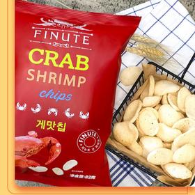 趣莱福 蟹味虾片82g