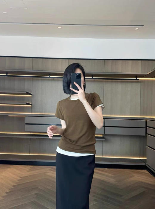 【断码 捡漏】 不可机洗的 The row 面膜T恤 有羊绒感 巨亲肤 商品图8